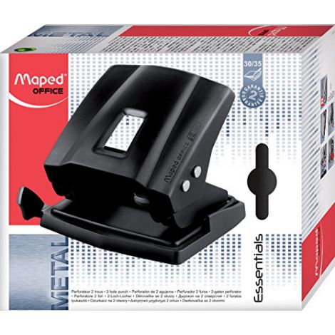Dziurkacz Maped Essentials Metal 35k, Czarny - 2
